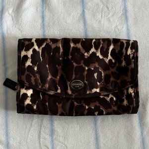 Coach Leopard Print Travel Kit